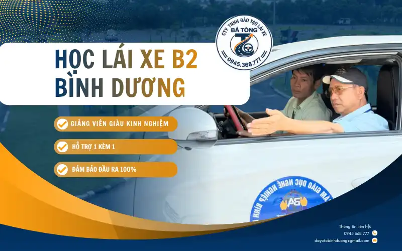 Học lái xe b2 Bình Dương